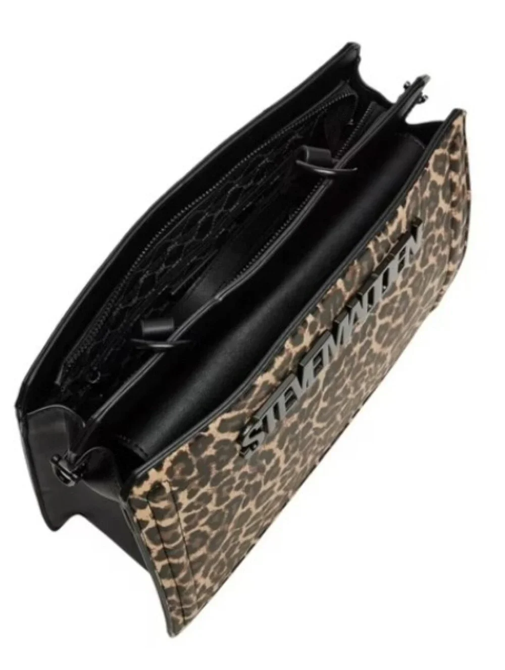🆕️👜Steve Madden XL Bevelyn Leopard Satchel